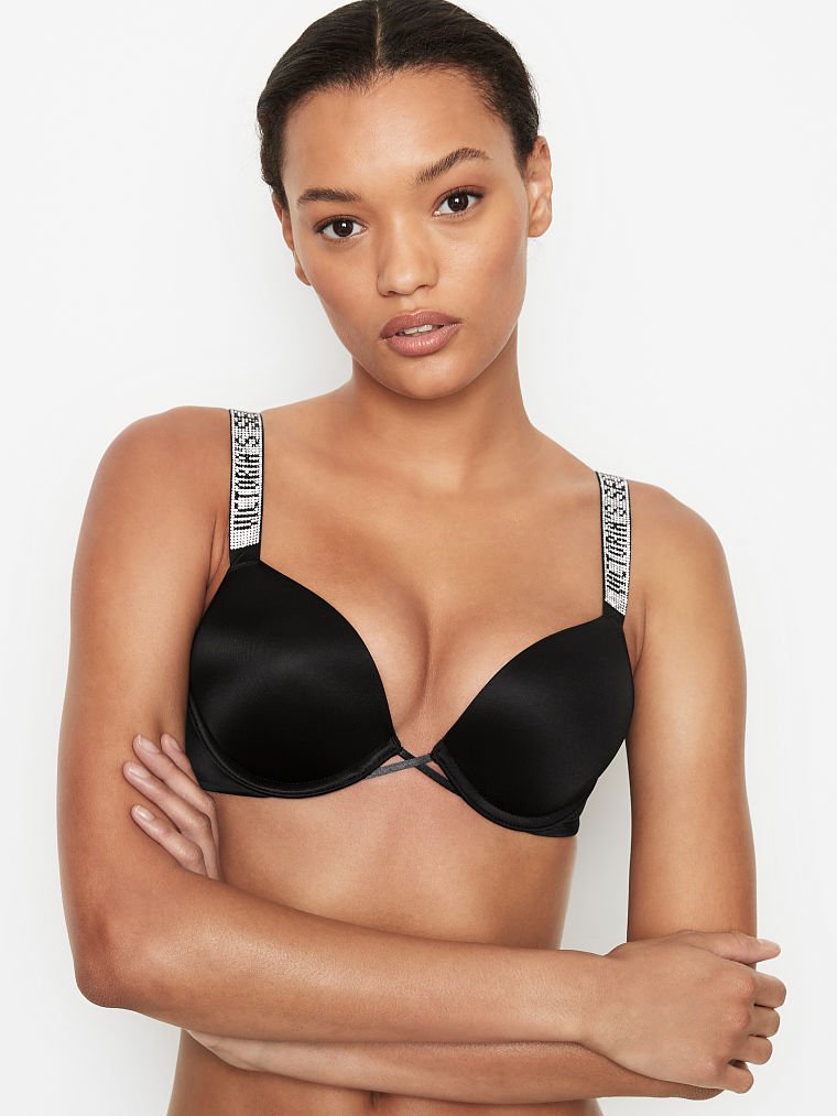 Bombshell Add-2-Cups Shine Strap Push-Up Bra