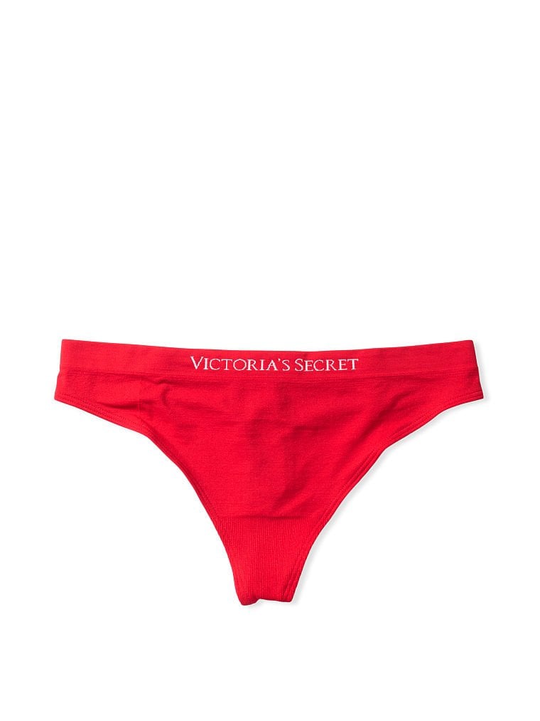 Victoria's Secret, Intimates & Sleepwear, Victorias Secret Pink Seamless  Thong Panties