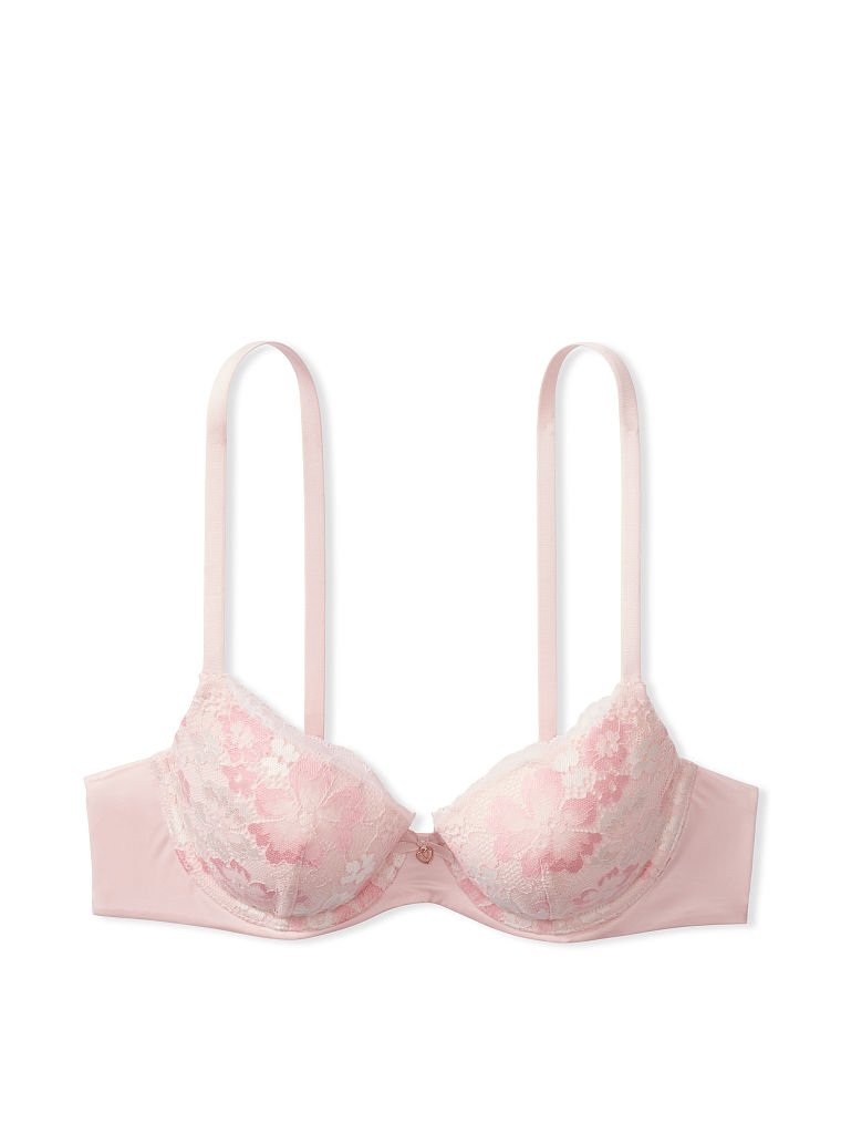 Buy Body By Victoria Lightly-Lined Smooth & Lace Demi Bra online in Dubai