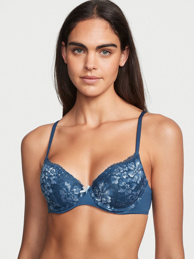 Body by Victoria Lightly Lined Smooth & Lace Demi Bra