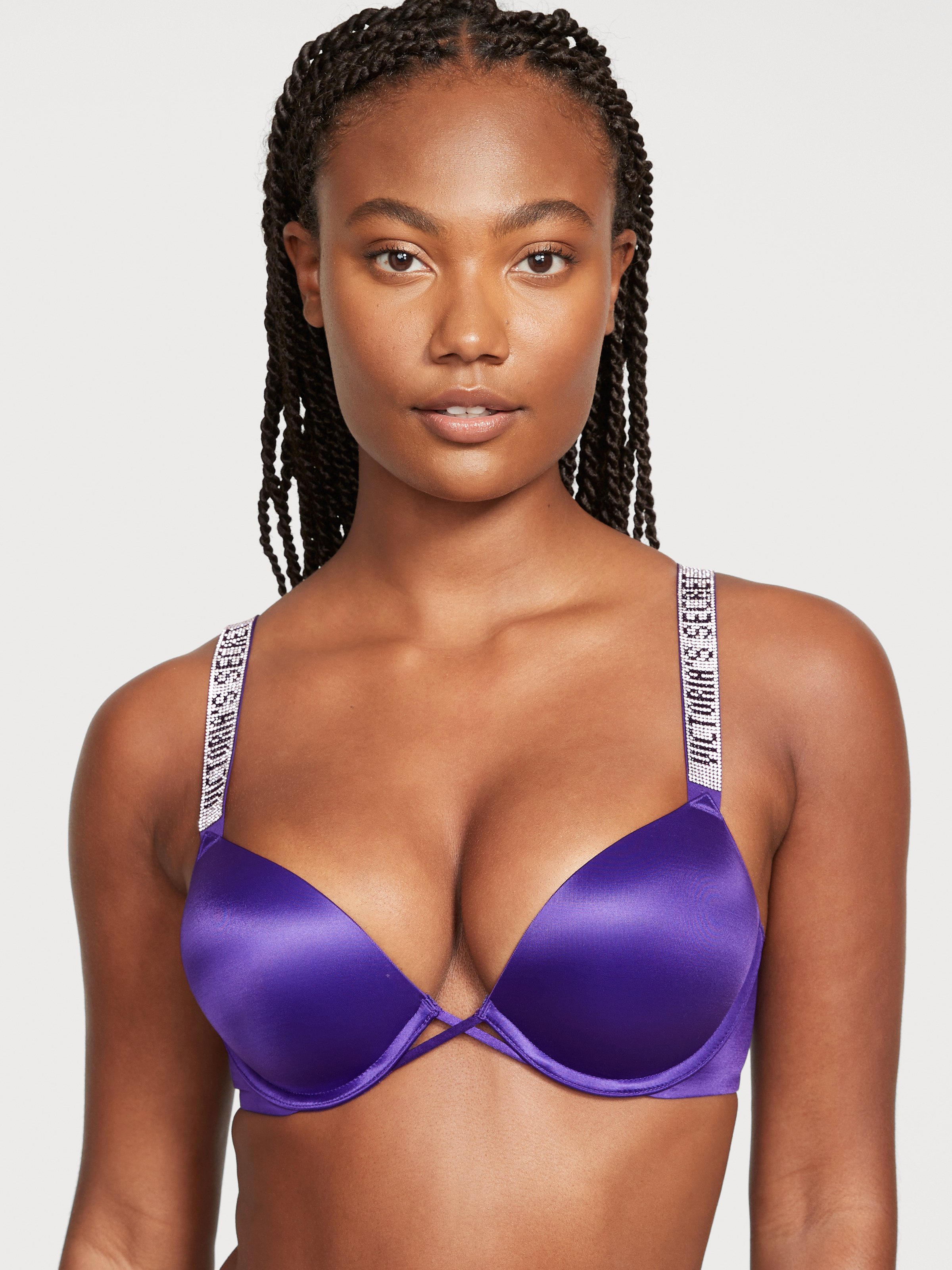 New Victoria Secret Purple Sexy Push Up 32 D Bra