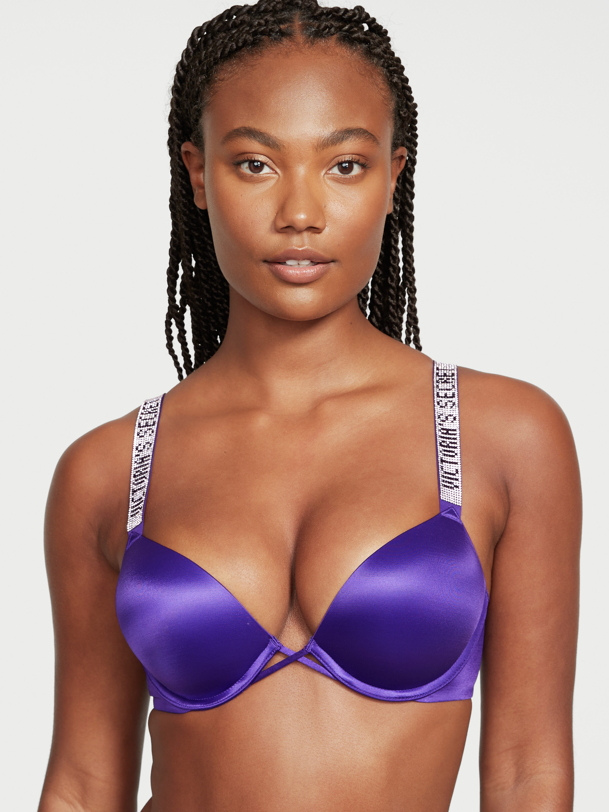 New Victoria Secret Purple Sexy Push Up 32 D Bra