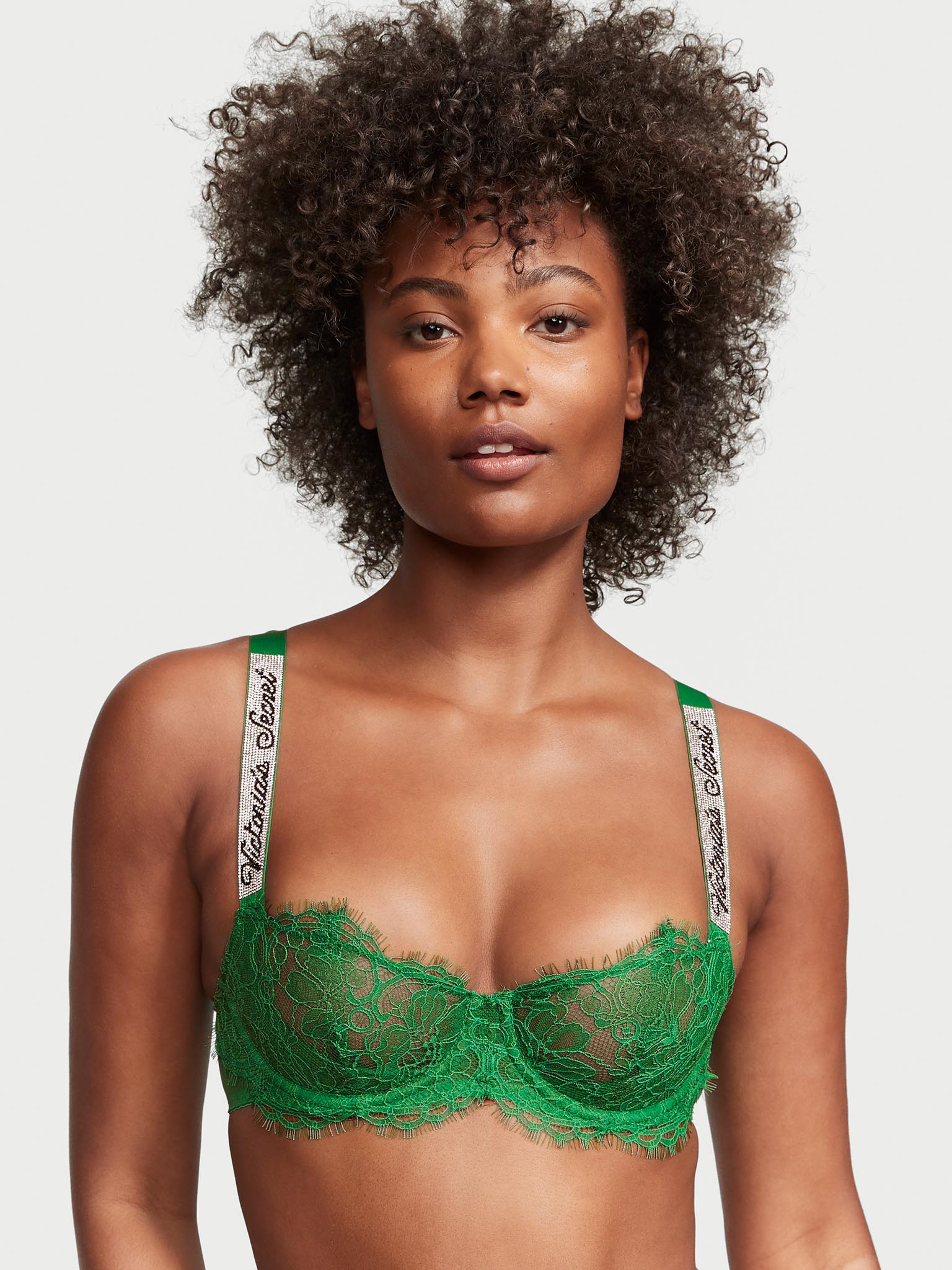 Buy Very Sexy Wicked Unlined Lace Shine Strap Balconette Bra