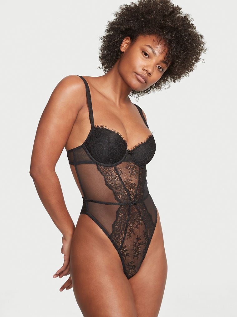 Lace teddy on sale