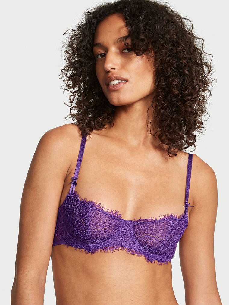 Buy Dream Angels Wicked Unlined Lace Balconette Bra online in Dubai