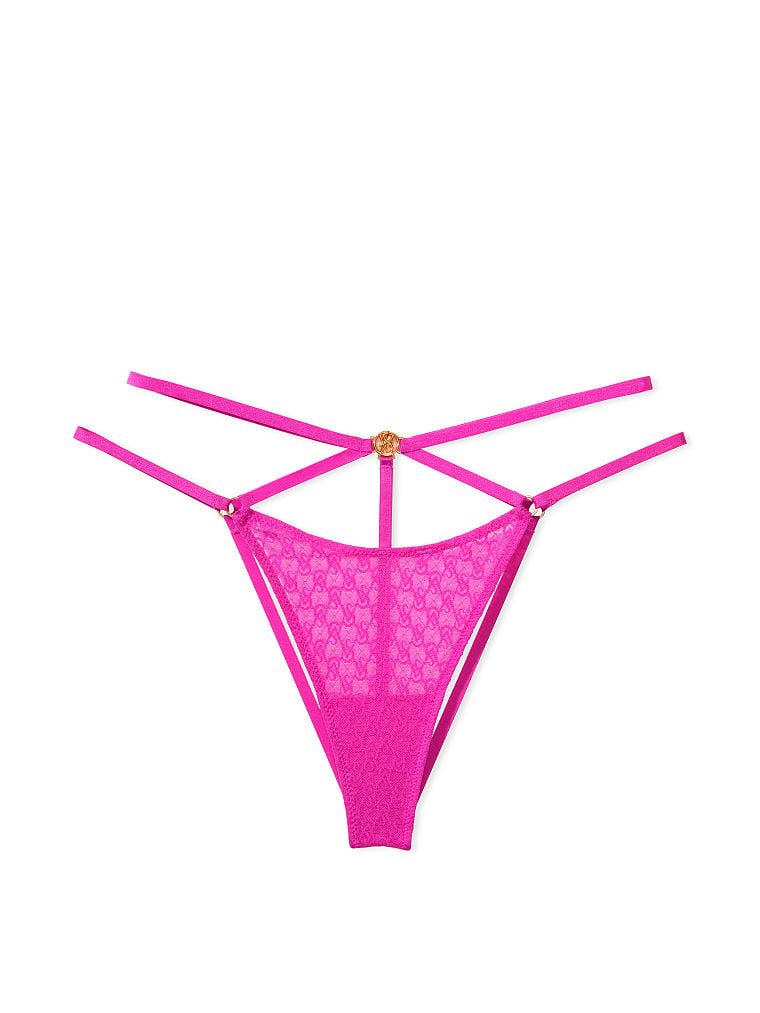 Buy Very Sexy Icon by Victoria's Secret Lace Open Back Strappy Brazilian  Panty online in Dubai