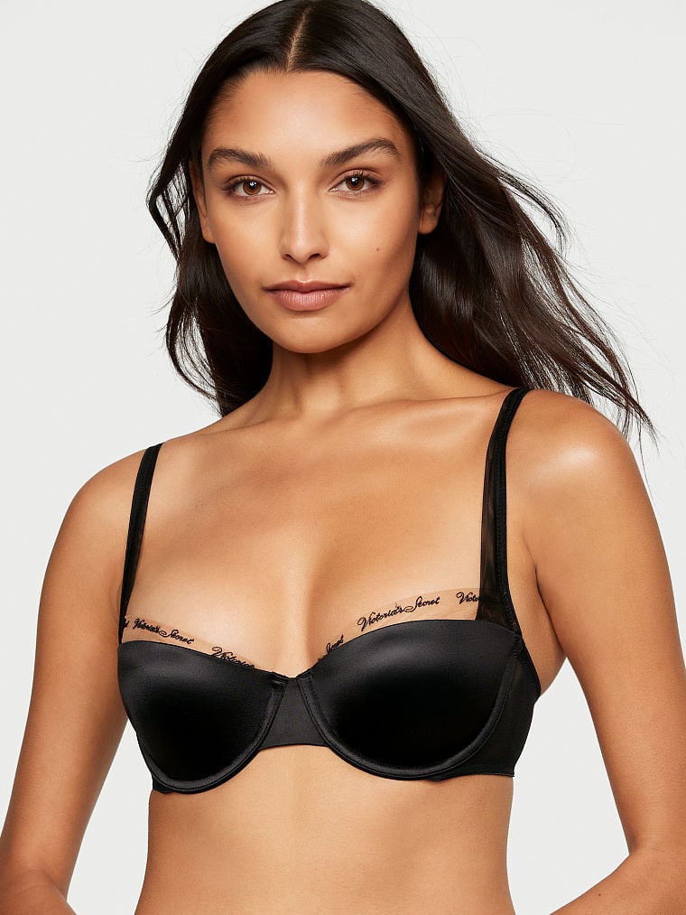 Buy Very Sexy Logo Embroidery Lightly Lined Balconette Bra online