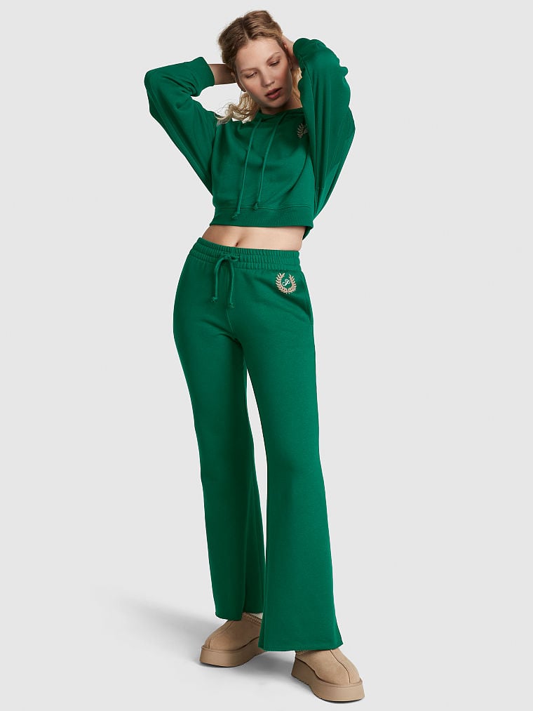 Buy Pink Everyday Fleece High Waist Flare Sweatpants online in