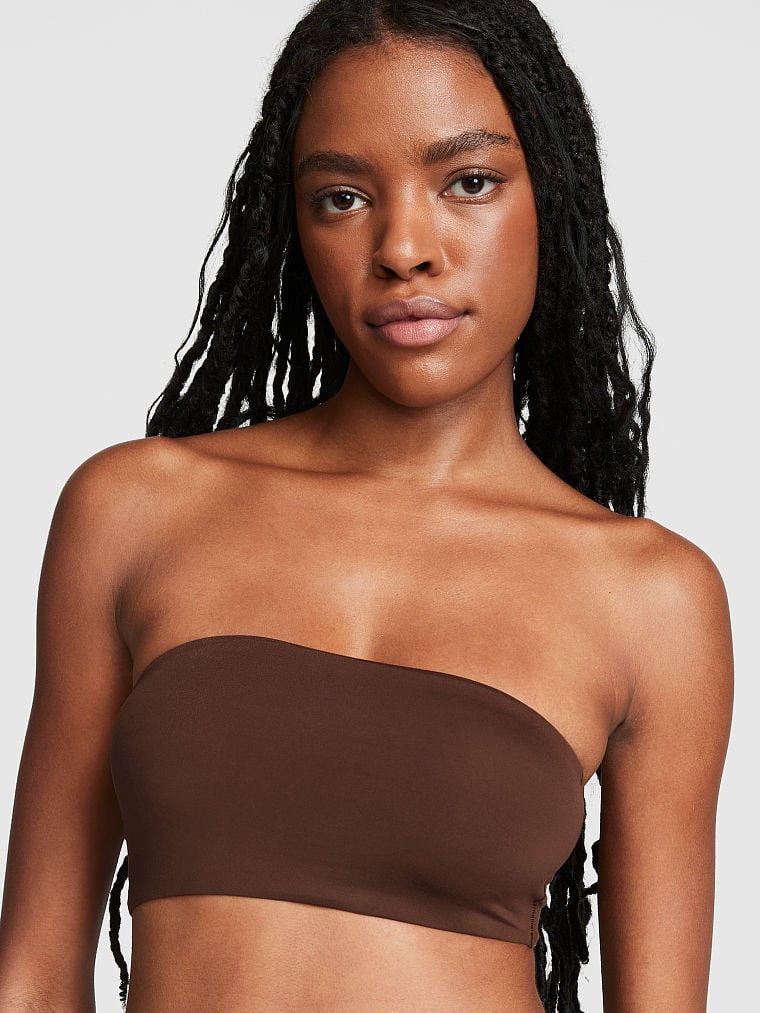Buy PINK Bralettes Bra Tops Base Stretch Bandeau Bra online in