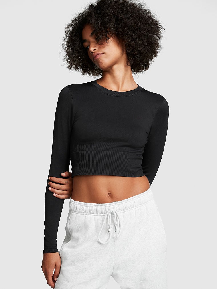 Seamless Long Sleeve Crop Top
