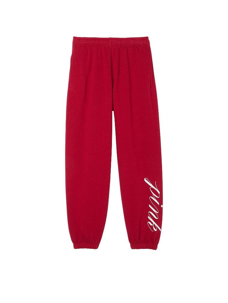 Red pink sweatpants clearance
