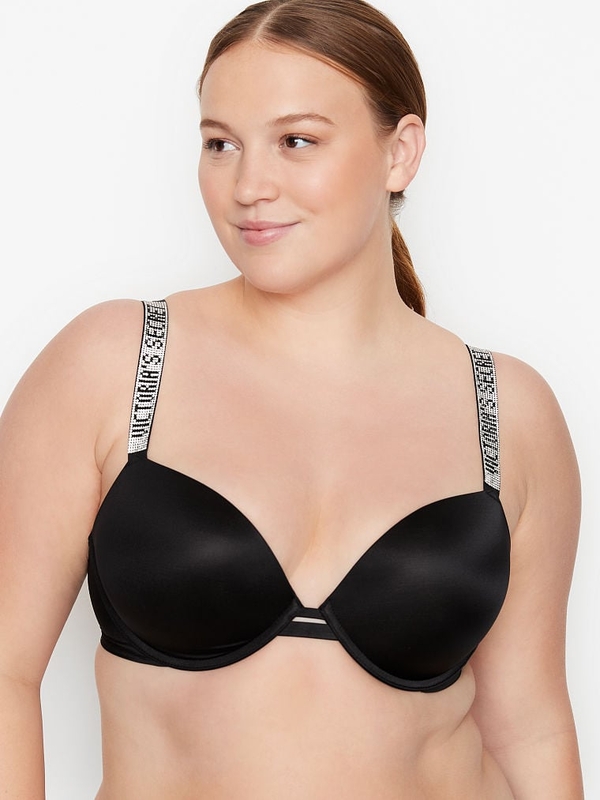 Double Shine Strap Push-Up Bra