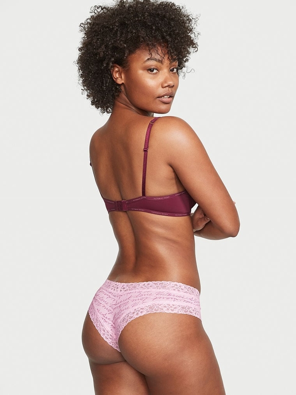 Buy Victoria's Secret Stretch Cotton Lace-waist Cheeky Panty