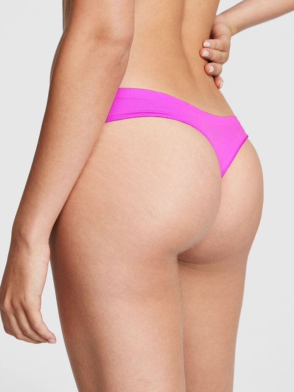 Buy Pink Seamless Thong Panty online in Dubai