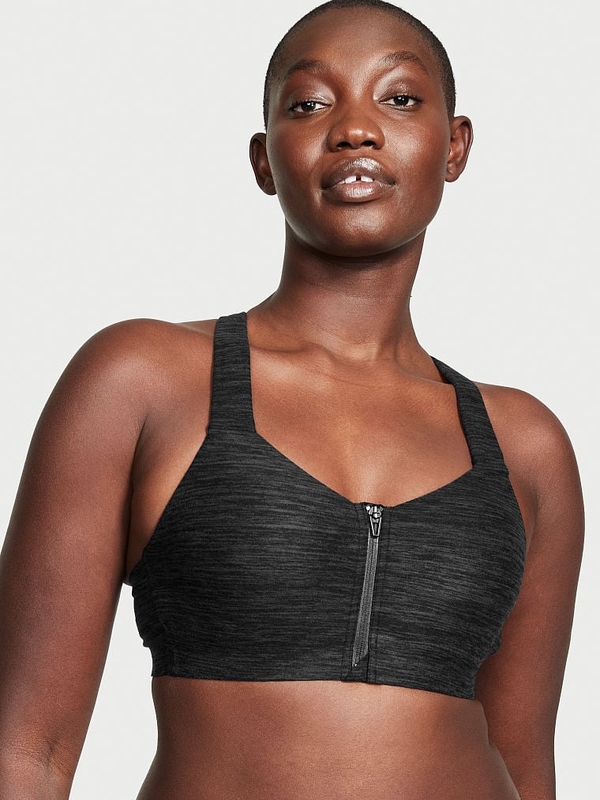 Front closure sports bra store