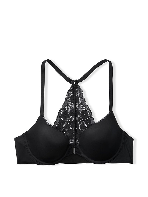Buy Body By Victoria Lightly-Lined Lace-back Demi Bra online in Dubai