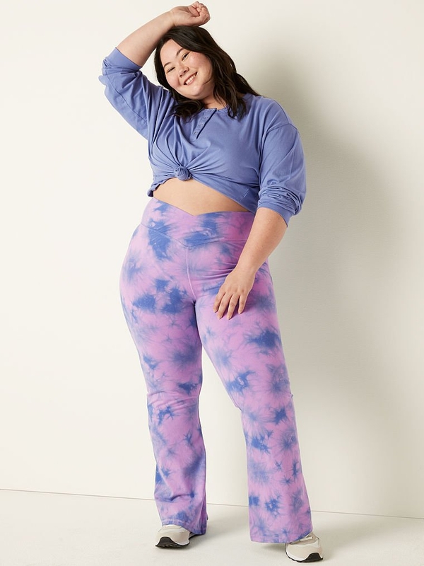 Plus size tie dye jeans top