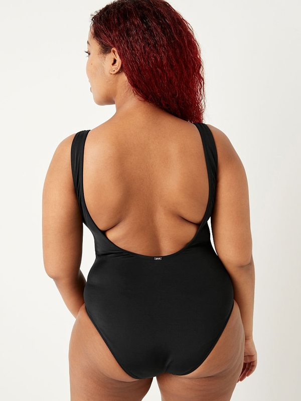 Basic one piece swimsuit 2025