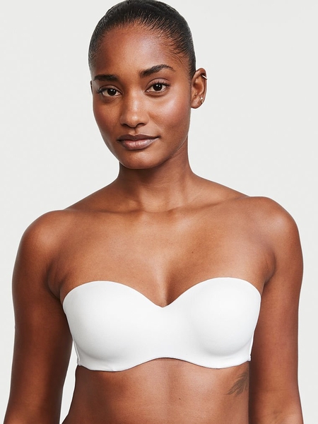 Strapless low back clearance bra