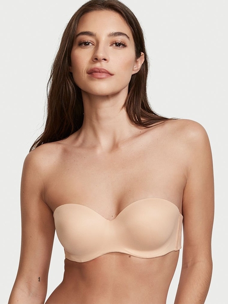 Victoria's Secret Marzipan 38B Bare Sexy Illusions Uplift Padded Strapless  Bra