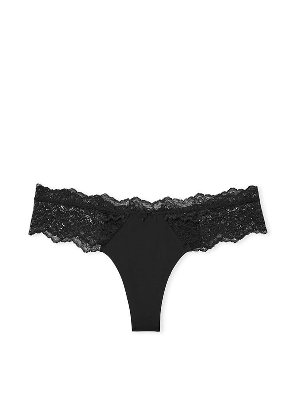 Buy Dream Angels Lace Trim Thong Panty online in Dubai