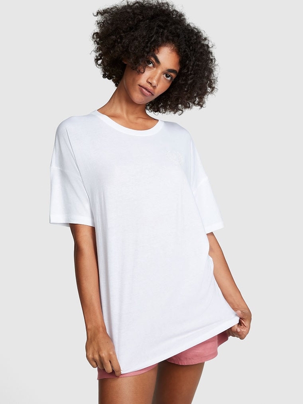 Oversized sleep shirts top
