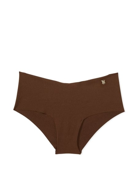 Brown Seamless Plus Size No-Show Underwear & Panties