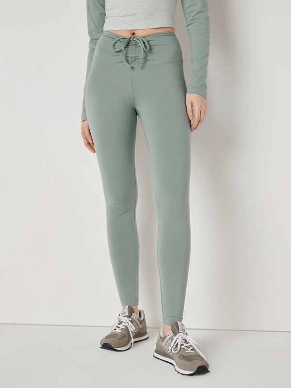 High waisted ruched leggings on sale