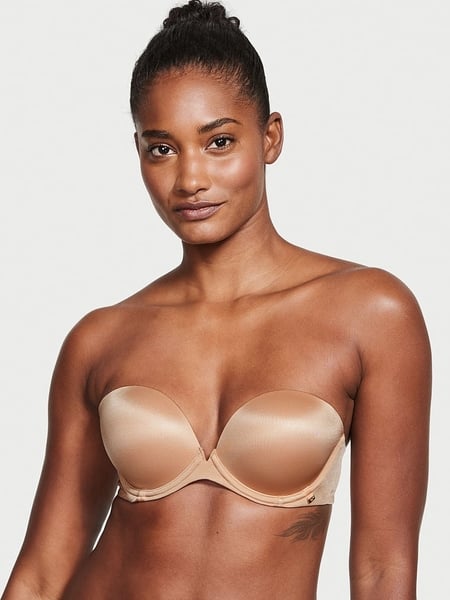 Victoria's Secret Bombshell Push-up Adds 2 Cup Bra Red Crochet/Nude 30A:  Buy Online at Best Price in UAE 