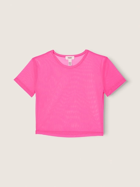 Plain pink crop top clearance