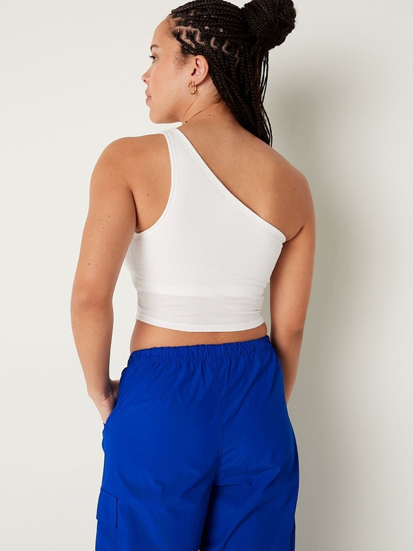 One shoulder bra top 2025