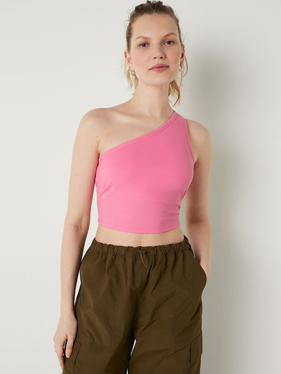 One shoulder crop top new arrivals