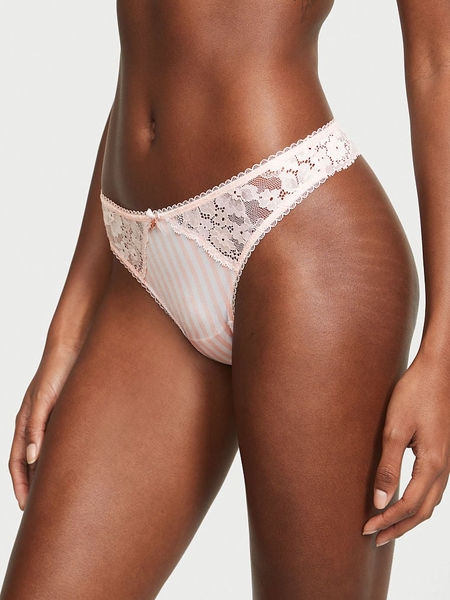 Buy Body By Victoria Lace-Front Thong Panty online in Dubai