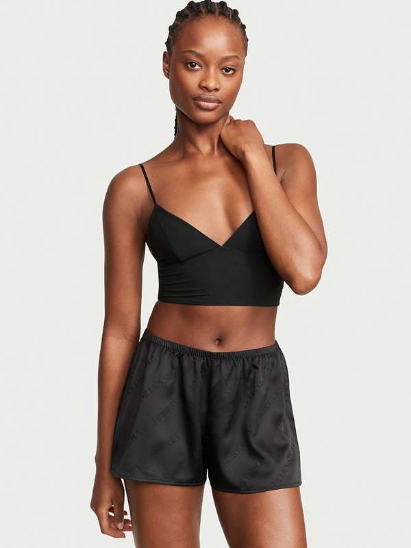 Buy Victoria s Secret Modal Cropped Cami Satin Shorts Set online