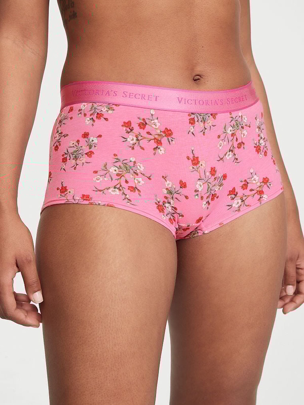 Buy Cotton Logo Cotton Boyshort Panty online in Dubai Victoria s