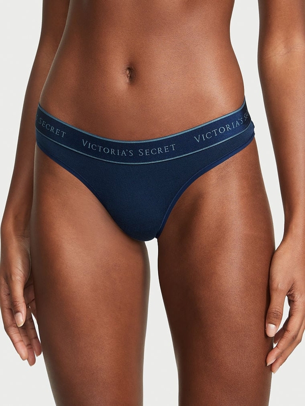 Seamless online cotton thong