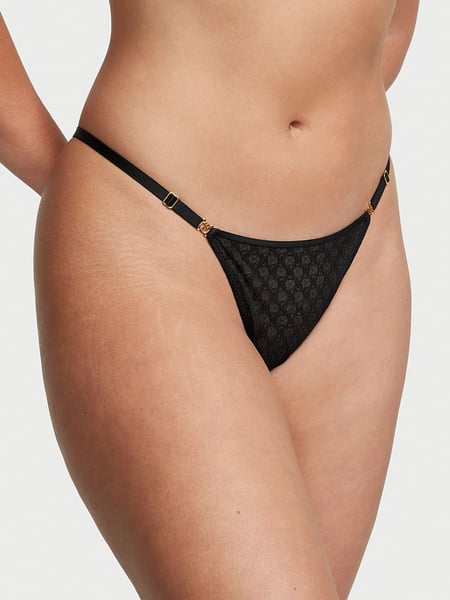 Buy Very Sexy Icon by Victoria's Secret Lace Open Back Strappy Brazilian  Panty online in Dubai