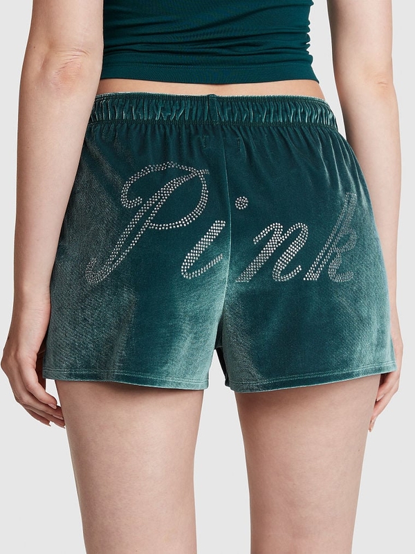 Buy Pink Velvet Boxy Sleep Shorts online in Dubai Victoria s