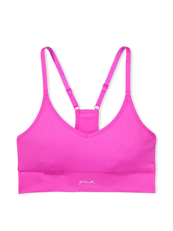 WSLCN Zip Front Sports Bras for Women, Criss-Cross Back Padded Seamless  Yoga Bra Tops Pink L price in UAE,  UAE