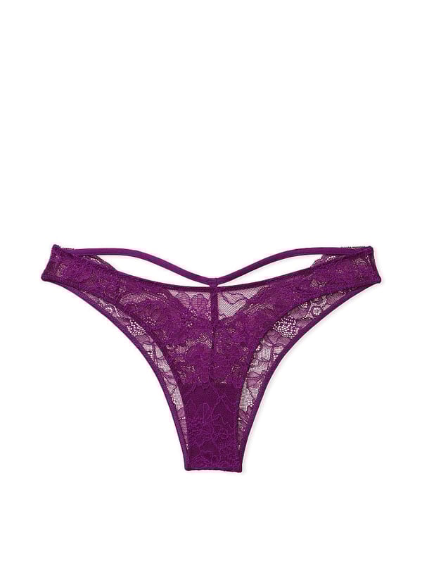 Buy Very Sexy Shine Strap Cutout Lace Brazilian Panty online in
