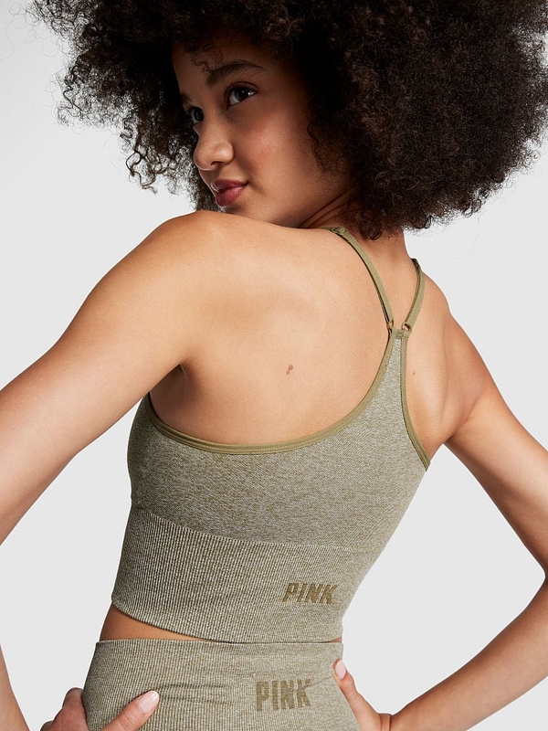 Longline seamless sports bra top victoria secret