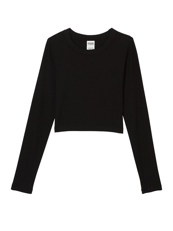 Long sleeve shop cropped shirt