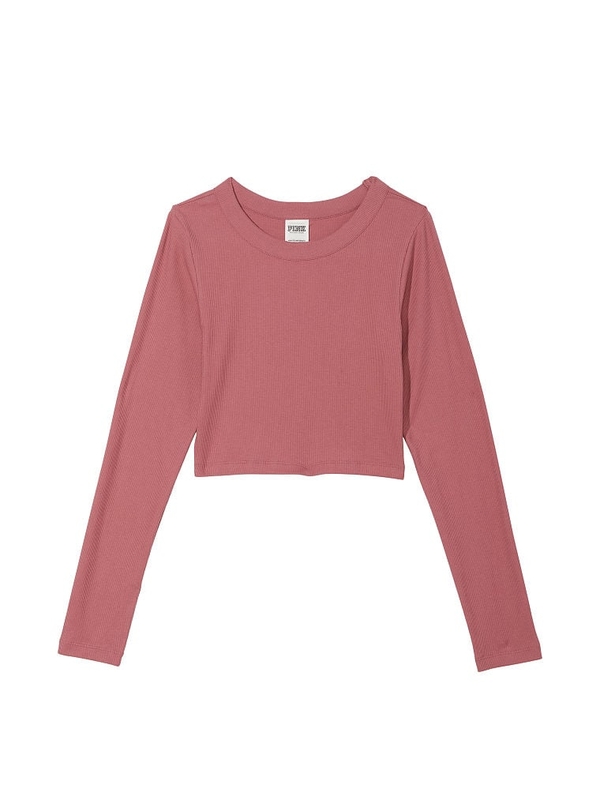 Long sleeve shop cropped shirt