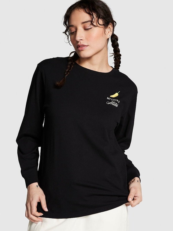 Oversized long top sleeve shirt