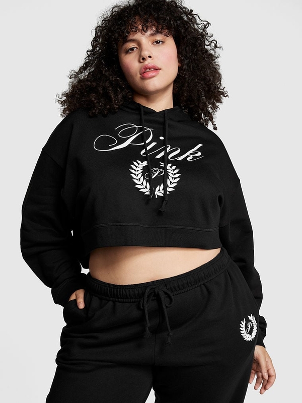 Over top cropped hoodie