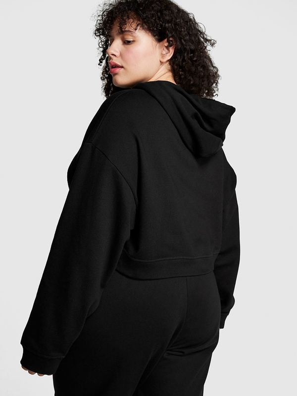 Victoria secret pink cropped hoodie top