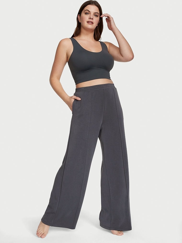 High waist shop wide leg slacks
