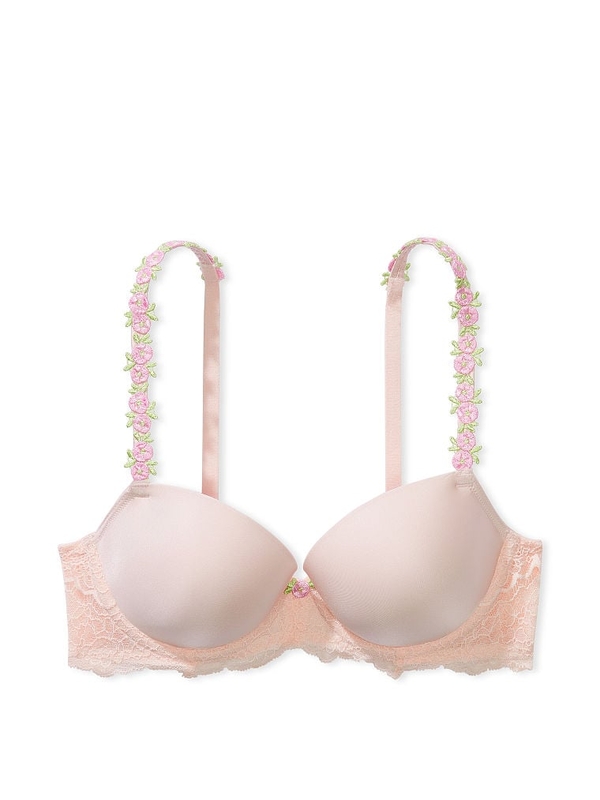 Wireless Floral Adjustable Bra and Panty Set in Nudish Pink – Risette  Lingerie
