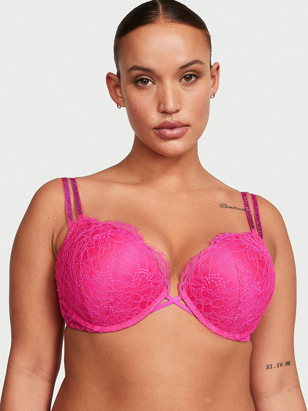 VERY SEXY Bombshell Add-2-cups Lace Wing Push-Up Bra, Women's