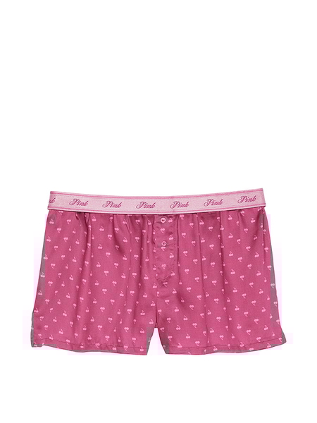 Buy Pink TENCEL Boxy Pajama Shorts online in Victoria s Secret United Arab Emirates